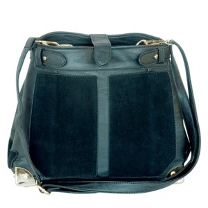Slickblue Women’s Black Purse, Faux Leather Handbag with Strap and Inner Pocket, Modern Style, 10.5"x4.5"x8" - 1 of 3