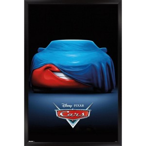 Trends International Disney Pixar Cars (2006) - Lightning Teaser One Sheet Framed Wall Poster Prints - 1 of 4