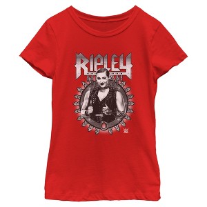 Girl's WWE Ripley Black and White Photo T-Shirt - 1 of 4