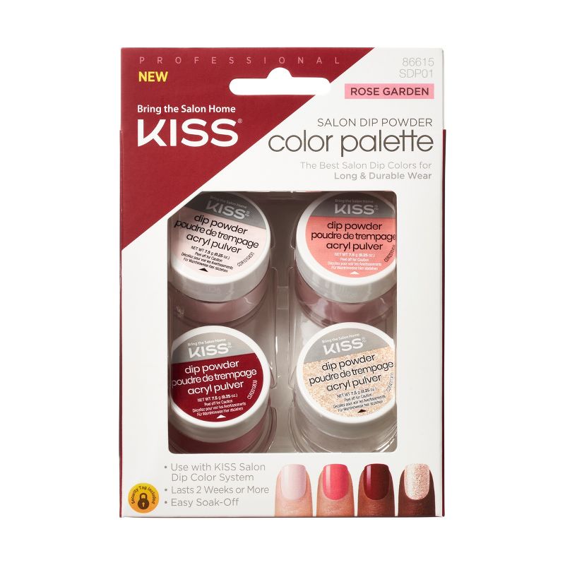KISS Salon Dip Color Palette - Rose Garden - 4ct, 1 of 7