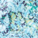 vibrant turq damask