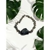 Michelle Marie Boutique's Smoky Quartz and Agate Stretch Bracelet | A Grounding and Protective Accessory - 3 of 4