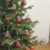 Shatterproof Christmas Ball Ornaments 30-Pack, Plastic Hanging Baubles with Stuffed Decorations for Holiday Tree - 4 of 4