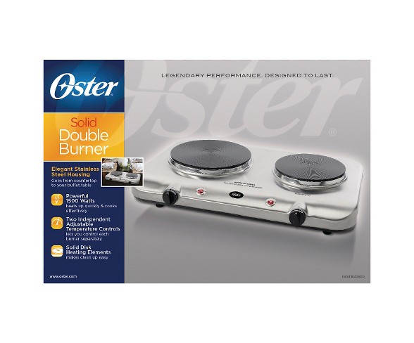 Oster&#174; Double Burner Hot Plate, CKSTBUDS00-NP