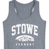 Women's - Instant Message - Stowe Vermont Graphic Racerback Tank - 2 of 4