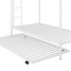 NicBex Twin Over Twin Metal Bunk Bed with Trundle and 2 Ladders for Kids,Girls,Boys - 4 of 4
