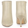 Perphy Women's Pointed Toe Side Zipper Stiletto Heel Ankle Booties - 3 of 4