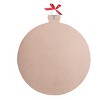 Transpac Wood 21.65 in. Multicolor Christmas Santa Countdown Chalkboard Wall Decor - 3 of 4