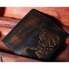 Generic Deer Long Wallet For Men Full Grain Leather with Hand Burnished Rfid Blocking - 3 of 4