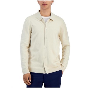 Alfani Mens Refined Regular Fit Textured Cardigan Sweater - 1 of 1