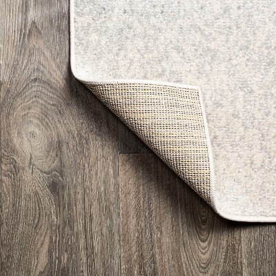 Gray and Cream Abstract Reversible 4' x 6' Synthetic Rug