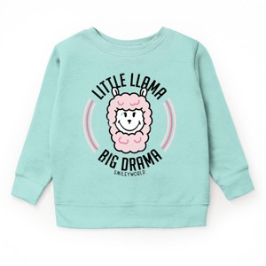 The Juniper Shop SmileyWorld Little Llama Big Drama Youth Sweatshirt - 1 of 4