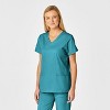 Wink WonderWORK Women's Shaped V-Neck Scrub Top - 3 of 4