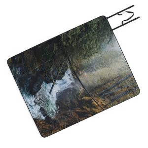 Luke Gram Little Qualicum Falls Picnic Blanket - Deny Designs - 1 of 3