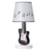 Lambs & Ivy Rock Star Guitar Lamp with White Musical Notes Shade & Bulb - 2 of 4