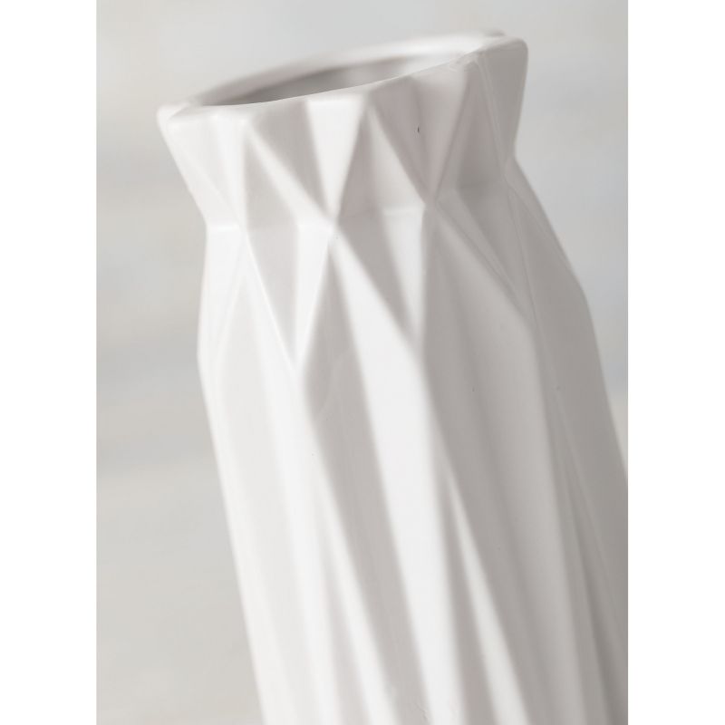 Sullivans Origami White Decorative Vase, 3 of 5