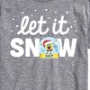 Men's - SpongeBob SquarePants - Let It Snow Christmas Short Sleeve Graphic T-Shirt - image 2 of 4