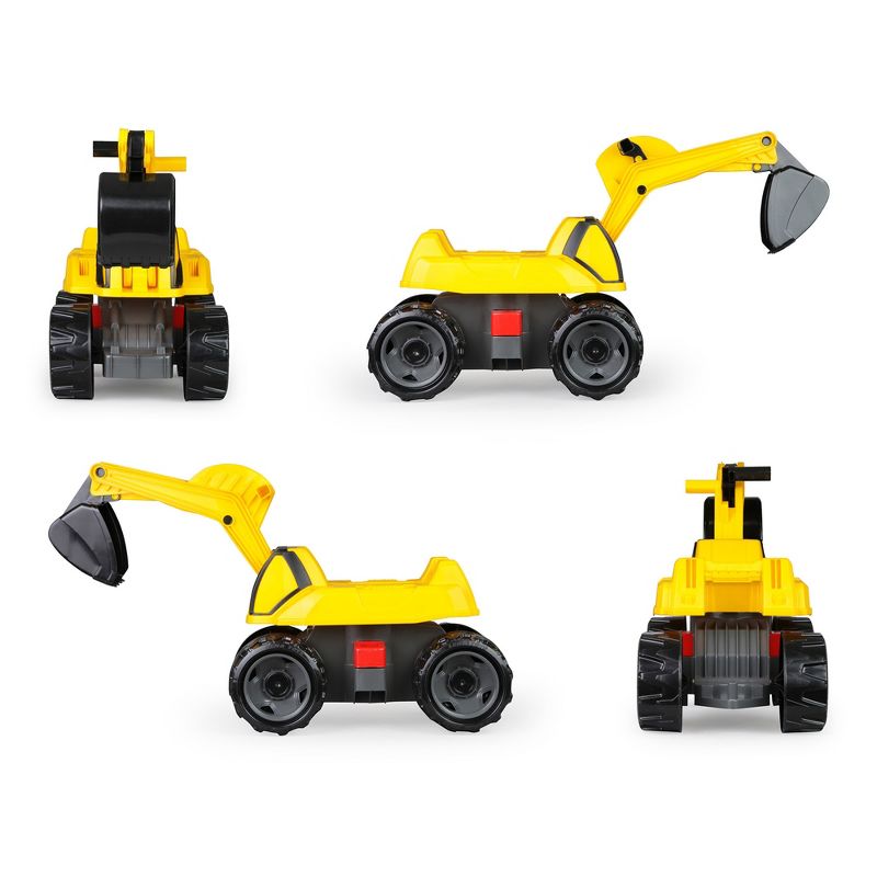 LENA Toys Powerful Giants Excavator Truck, Yellow, 2 of 5