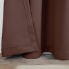 Classic Modern Solid Room Darkening Semi-Blackout Curtains, Back Tabs, Set of 2 by Blue Nile Mills - 4 of 4