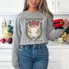 Simply Sage Market Women's Graphic Sweatshirt Howdy Christmas Bull - 2 of 4