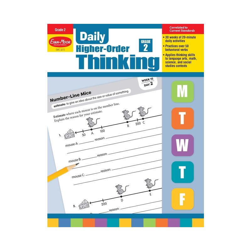 Daily Higher-Order Thinking, Grade 2 Teacher Edition - by  Evan-Moor Educational Publishers (Paperback), 1 of 2