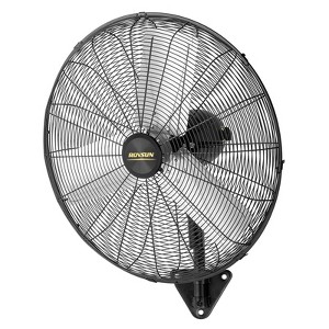 ROVSUN 24'' Industrial Wall Mounted Fan, High Velocity Wall Mount Fan, with Aluminum Blade, 3 Speed & Dual Ball Bearing Motor for Garage Gym Factory - 1 of 4