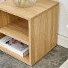 GlasFlength TV Stands and Consoles Modular L Shaped Entertainment Center with Open Shelves for Living Room, Beige, 47.2"*12"*13.4" - 4 of 4