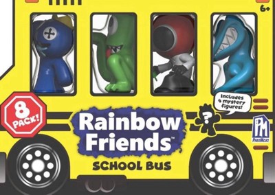 Rainbow Friends School Bus Mini Figure Set - 8pk : Target