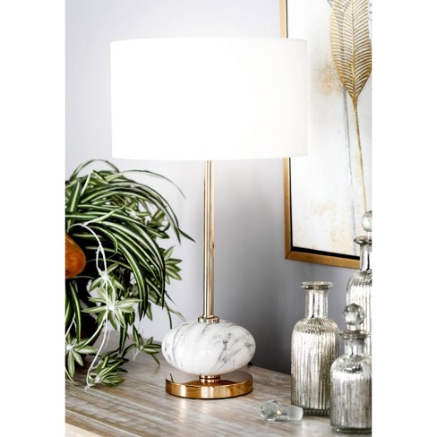 Buffet Lamps Verner Tapered Brass Table Lamp