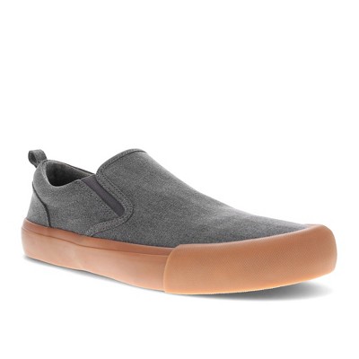 gray slip ons