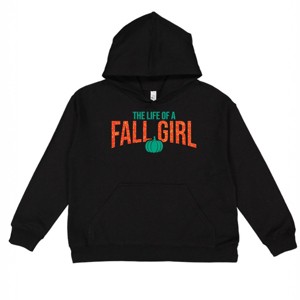 The Life Of A Fall Girl Puff/Glitter - Toddler Hoodie and Youth Hoodie - 1 of 4