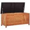 Storage Box Natural wood, Black  vidaXL - 4 of 4