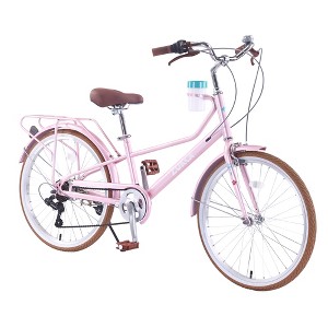 Bicycle Ride Back ゴールドスタンダード　12個　未開封 GDFStudio Leanne 24 Inch Women's 6-Speed Cruiser Bike with Cup