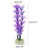 Unique Bargains Aquarium Plastic Plants for Goldfish Tank Landscape Decoration 4.72" 2 Pcs - 4 of 4