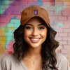 Dalix Purple Gummy Embroidered Cotton Dad Hat Baseball Cap Adjustable Womens - 2 of 4