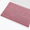 Home Mart Goods Mauve Soft Cozy Plush Chenille Bath Mat Bathroom Rug - 23"x15" - 3 of 3