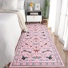 Insect Area Rug Washable Rugs, Botanical Non Slip Stain Resistant Large Carpet for Living Room Bedroom Dining Room Nursery Farmhouse Hallway Entryway - 4 of 4