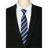 Elerevyo Men's Casual Formal Zipper Pre-Tied Classic Patterned Neck Ties - image 2 of 4