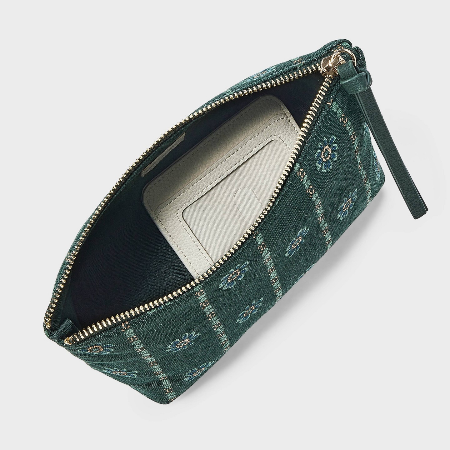 Сумка Universal Thread Canvas Floral Zip Travel Pouch, цвет: С принтом — фото 3