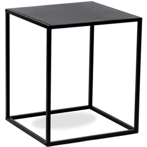 Nordlys Industrial Black Metal Side Table Industrial Style Living Room - 1 of 4