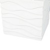 LuxenHome White Waves 14.2" Square MgO Planter, Indoor and Outdoor - 4 of 4