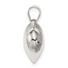 Black Bow Jewelry Sterling Silver 18mm Puffed Heart Pendant - 2 of 4