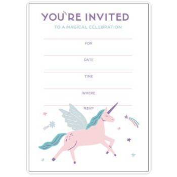 10ct Invitation Unicorn - Spritz™