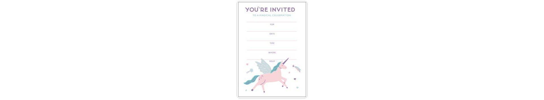 10ct Invitation Unicorn - Spritz™