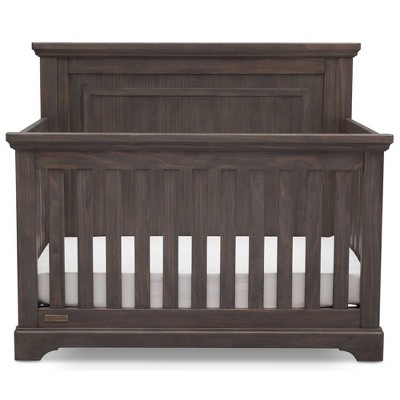 rustic wood crib