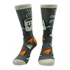 Crazy Dog T-Shirts Men's I Own You Coffee Socks Funny Caffeine Addict Novelty Footwear - image 3 of 4