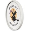 Creative Products Moon's Out Brooms Out 20 x 20 Round White Framed Print - 2 of 4