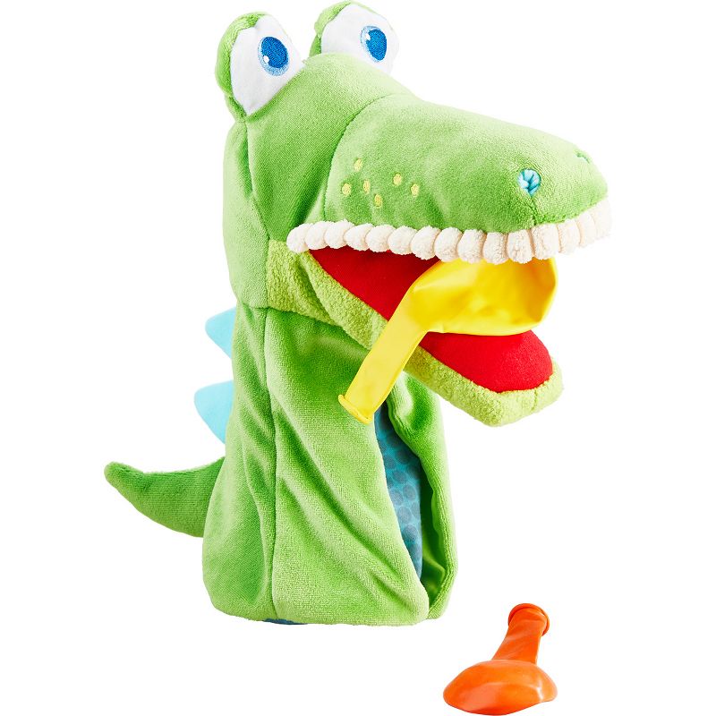 HABA Glove Puppet Eat It Up Croco - Hand Puppet with Built in Belly Bag, 1 of 7