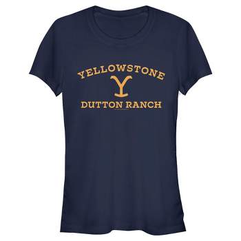 Juniors Womens Yellowstone Large Dutton Ranch Brand T-Shirt