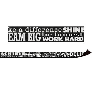 Teacher Created Resources® Modern Farmhouse Positive Sayings Magnetic Border, 24 Feet - 1 of 2